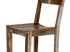 Vintage Stuhl aus recyceltem Altholz