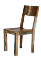 Vintage Stuhl aus recyceltem Altholz